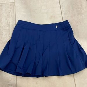 Prince Girls' Match Pleated Tennis Skort - Navy Blue - L (Large)